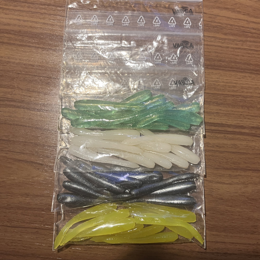 Mikro črvi za ribolov na morju Vabca umetne vabe